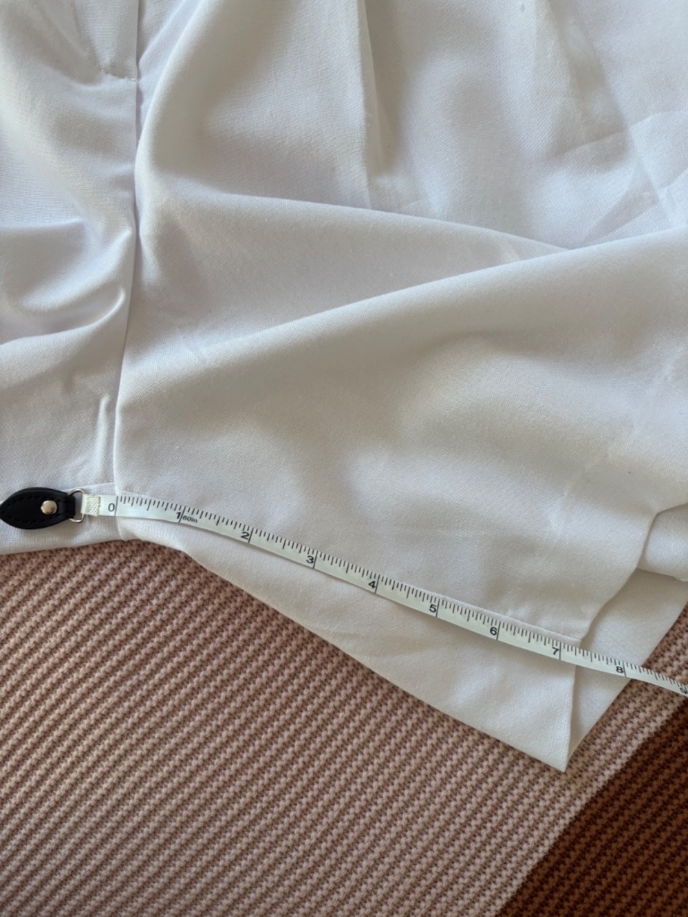 Zack’s Vintage High Waist Pleated White Shorts Women’s Vintage Size 8 - Picture 10 of 10